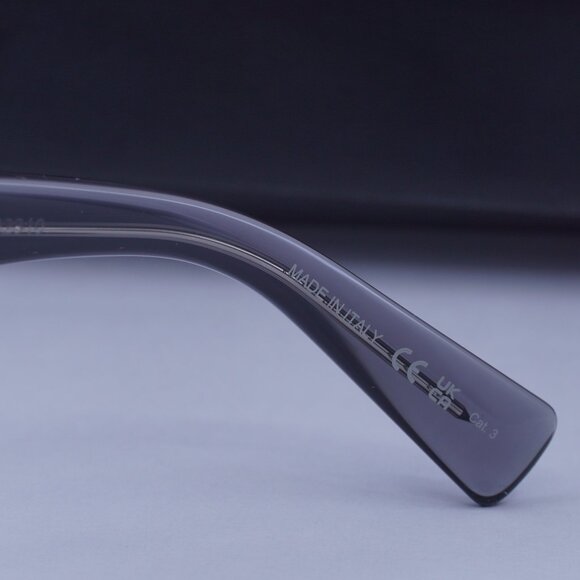 Saint Laurent SL558 003 Square Sunglasses - Black/Transparent Black - Picture 12 of 12